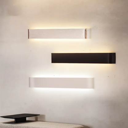 Skanto | Nordic LED Wall Lamp - Modern Brushed Aluminum Indoor Wall Light
