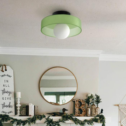 Round ceiling lamp with stylish functionality - LumiSphere | Karnz