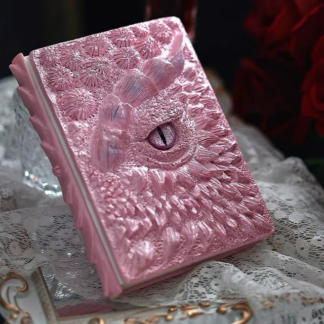 Skanto | Dragon Eye 3D Printed Journal - Handmade Resin Engraved Notebook