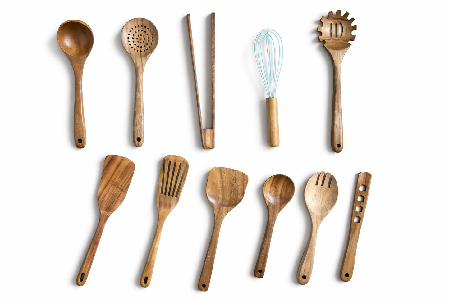 EcoWood Wooden Cutlery Set with 10 Pieces Karnz