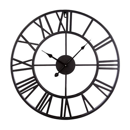 BowLift | Roman Letters Large Silent Wall Clock 16 Inch Iron