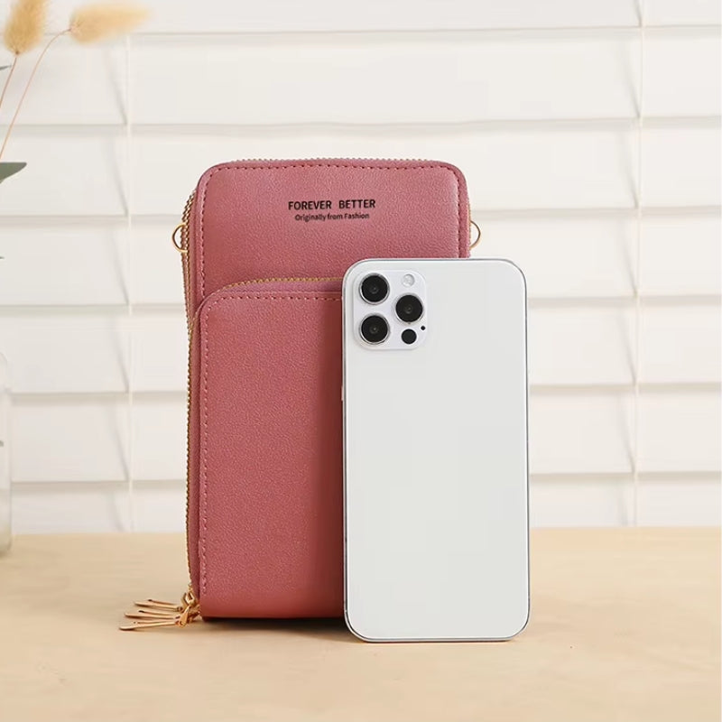 BowLift | Leather Crossbody Phone Bag | Over-the-Shoulder Phone Bag