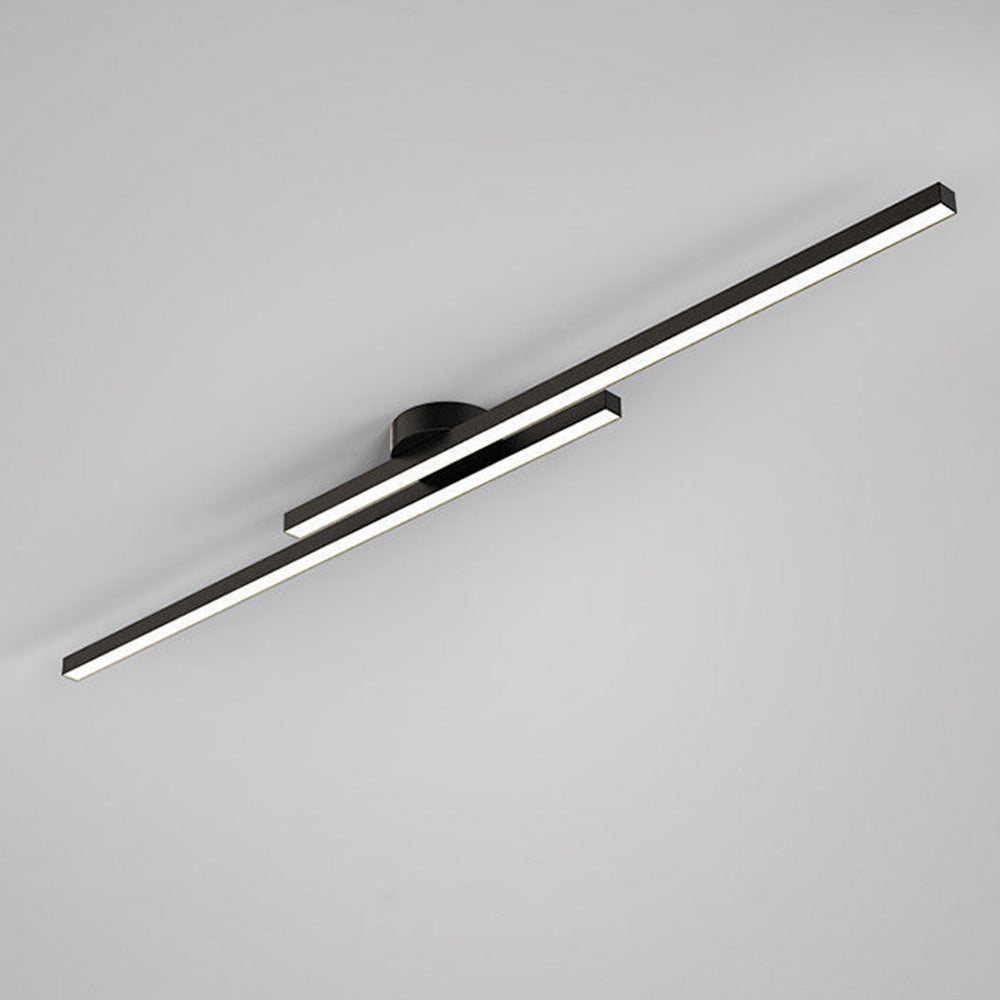 Skanto | Modern Aluminum Semi Flush Mount LED Ceiling Light | Minimalist Design for Living Room, Bedroom & Hallway