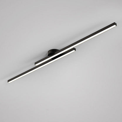 Skanto | Modern Aluminum Semi Flush Mount LED Ceiling Light | Minimalist Design for Living Room, Bedroom & Hallway