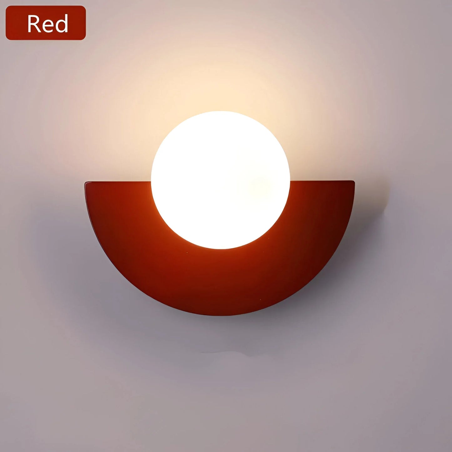 LumiGlow – Modern Semicircle Wall Light