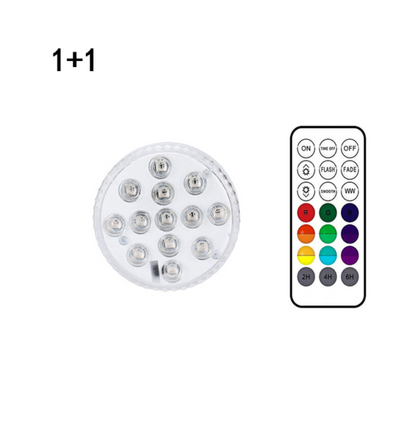 Skanto | Underwater LED Light with Remote Control – RGB Multicolor Pool Lighting for Baths and Ponds