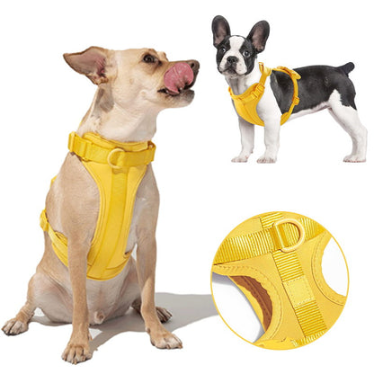 Skanto | Adjustable Dog Vest Harness with 3 Leash Clips