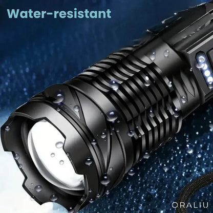 Skanto | Zoomable LED Flashlight – 3KM Range, Ultra Bright & Durable