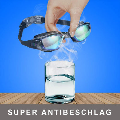 Karnz | Leak-free anti-fog UV protection triathlon swimming goggles