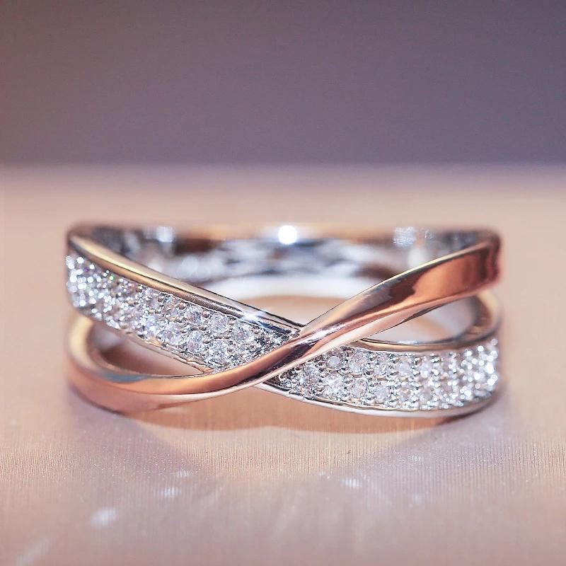 Skanto | X Form Cross Ring for Women