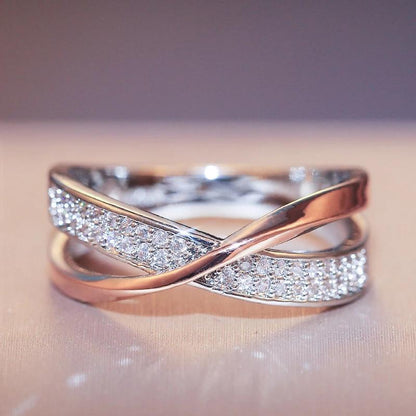 Skanto | X Form Cross Ring for Women