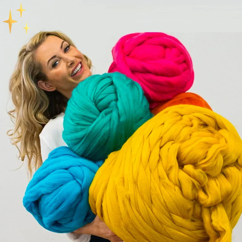 BowLift | DIY Chunky XL 1000 gram Yarn for Soft Blankets