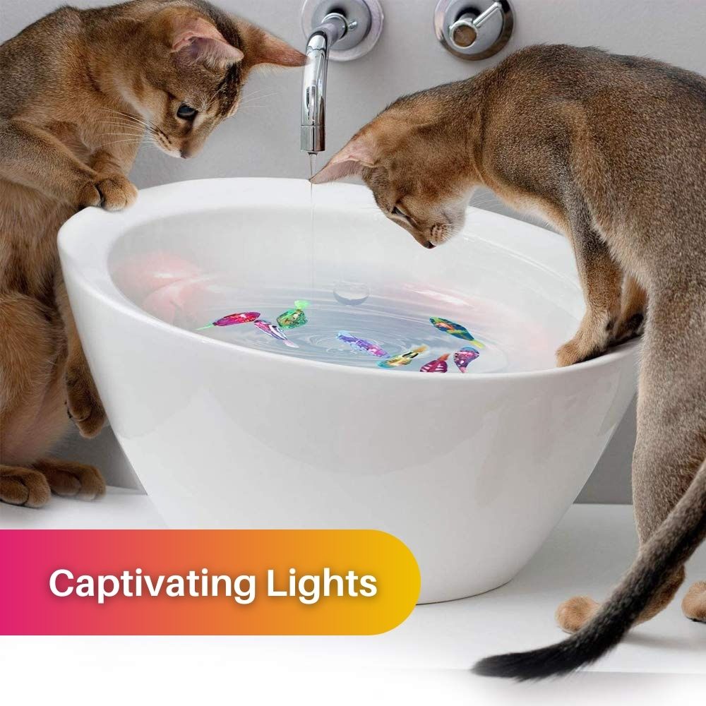 Skanto | AquaPret Interactive Cat Toy – Moving Fish with Lights