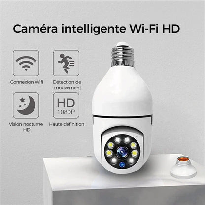 Wireless Wi-Fi Security Camera with Light Bulb | Karnz