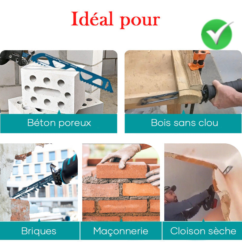 Saker alternative saw blade for cutting wood, porous concrete, bricks | Bowlift