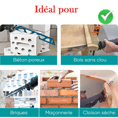 Saker alternative saw blade for cutting wood, porous concrete, bricks | Bowlift