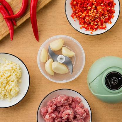 USB rechargeable electric garlic chopper | Brehn
