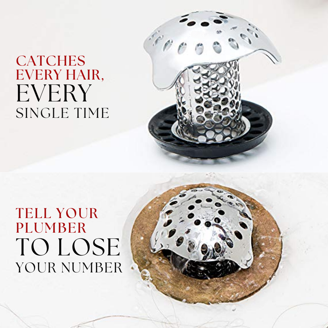BathTub Drain Hair Catcher – Effortlessly Catches Hair Without Clogs Bowlift