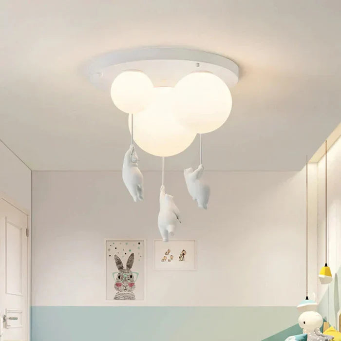 CloudBear – Playful Children's Room Lamp with Balloon