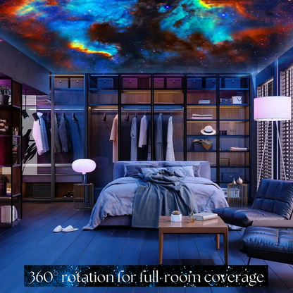 Skanto | Celestial Dreams: 360° Planetarium Galaxy Projector - Full Room Coverage