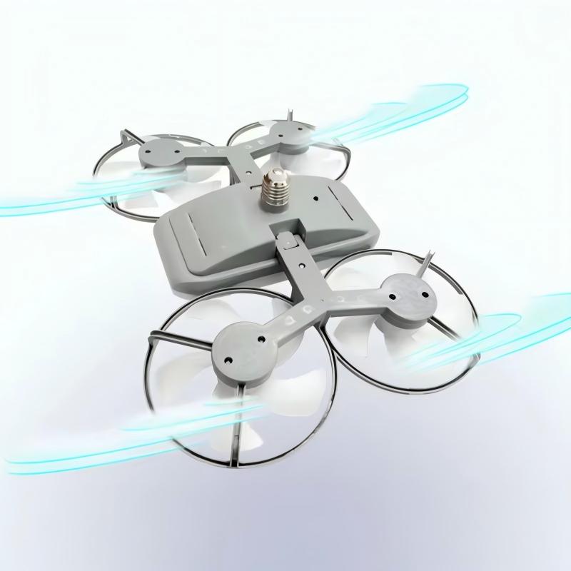 Modern ceiling fan with four blades and light | Karnz