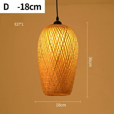 Skanto | Handmade Rattan Pendant Lamp - RayaLight