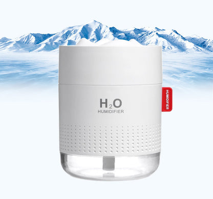 Brehn | USB Ultrasonic Silent Humidifier, with fine mist spray, two light modes, 500ml water tank and anti-dry burning protection, for sleeping, working, studying and more