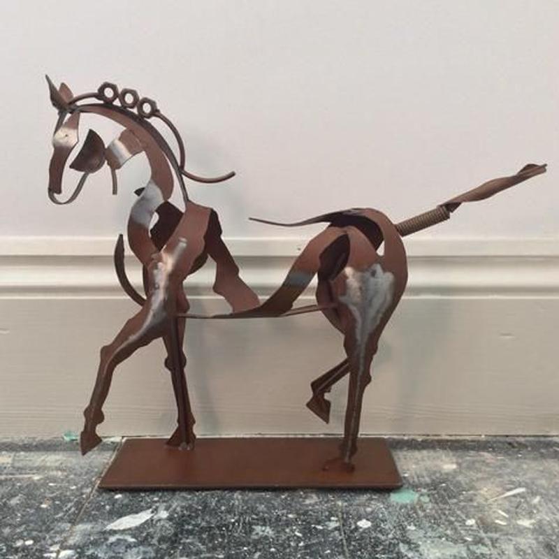 Handmade Metal Horse Sculpture "Adonis" | Bowlift