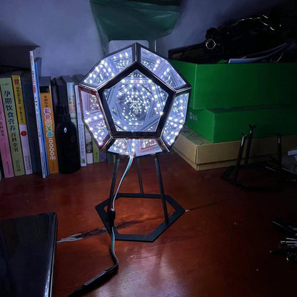Skanto | Infinity Dodecahedron LED Night Light Art Table Lamp