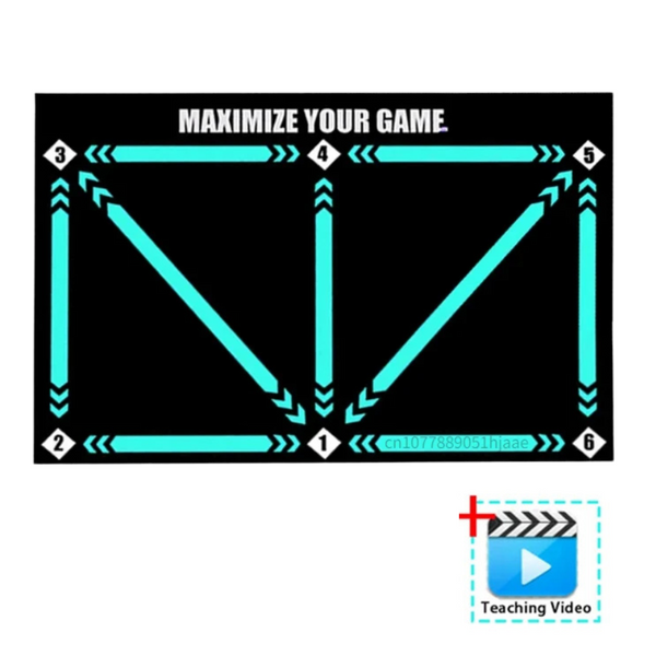 Sandsberg | Football Training Mat | Professional Exercises with Video Program | Green