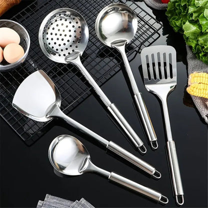 Skanto | Premium Stainless Steel Kitchen Utensils | 5 Piece Set