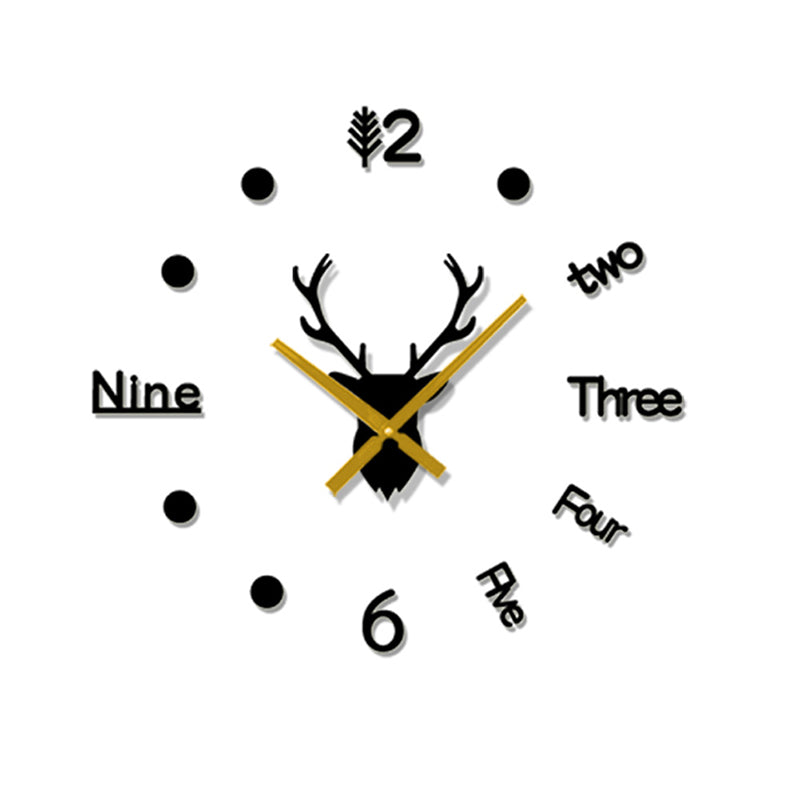 3D Creative Acrylic Hanging Clock | Bowlift