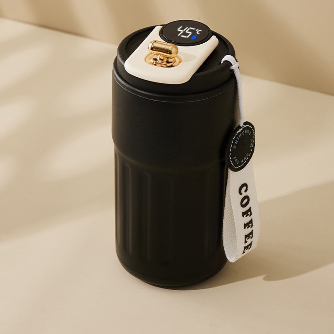 BowLift | Stainless Steel Coffee Mug with LED Temperature Display 450 ML