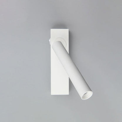 BowLift | LumeFocus Rectangular LED Wall Light | Adjustable Angle | Minimalist Design | Reading Lamp | Warm Light
