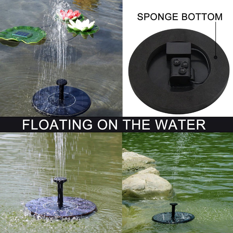 Skanto | Solar-Powered Bird Fountain with Light