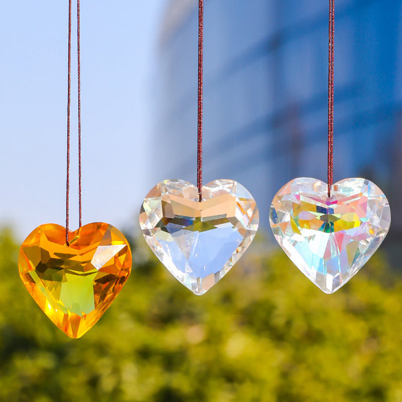 Skanto | Hanging Heart Sun Catcher Prism Craft Projects