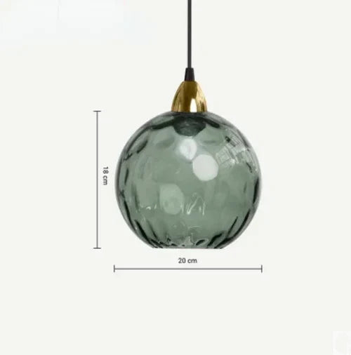 Skanto | Glass Ball Pendant Lamp - LumiSphere