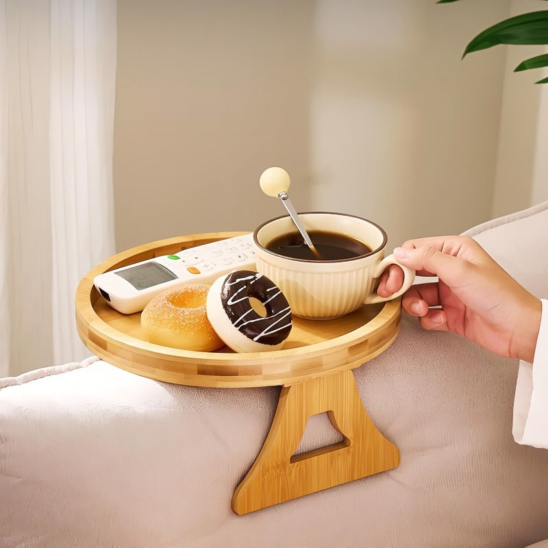 Skanto | Wooden Sofa Armrest Side Table