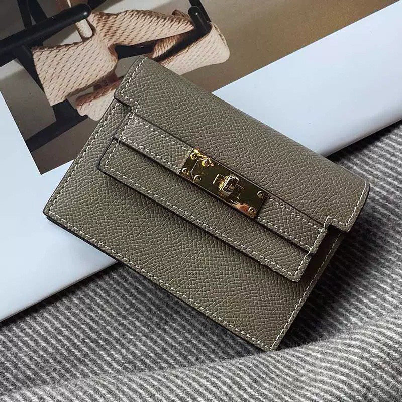 BowLift | Minimalist PU Leather Zipper Card Holder