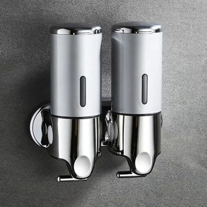 Wall Soap Dispenser | SudsStation Bathroom Organizer | Stainless Steel & ABS | 500 ml | Set of 1–3 Pieces