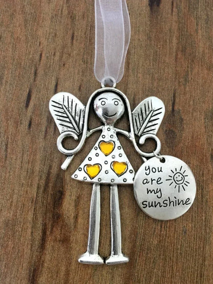Skanto | Angel Ornament in Metal – Sentimental Christmas Gift for Friend or Family