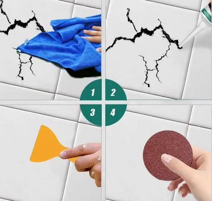 Multi-Surface Repair Paste for Metal, Plastic, Wood and Ceramic with Quick Drying