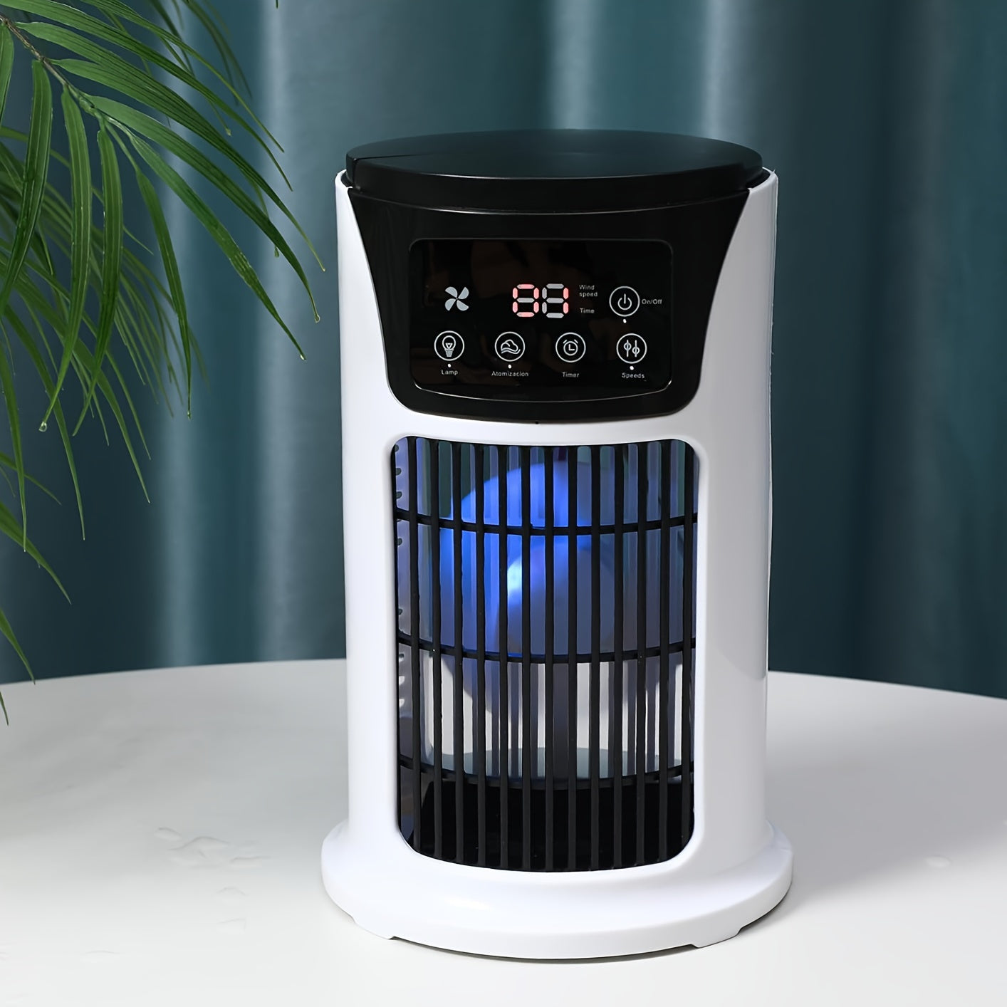 Portable Air Cooler Humidifier Fan USB White | Skanto