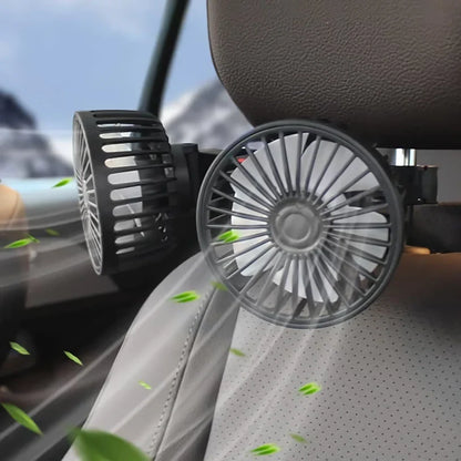 Dual Head Car Seat Cooling Fan | Bowlift