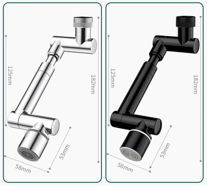 FlexiFlow 360° rotatable and pull-out faucet head Karnz