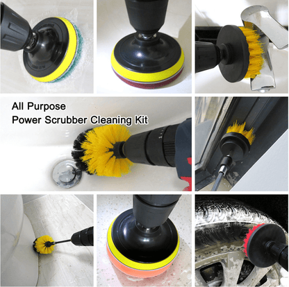 12-in-1 Cleaning Brush Set for Drill | Bowlift