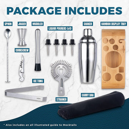 Skanto | 12-Piece Cocktail Shaker Set