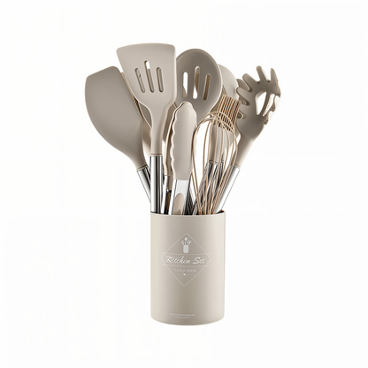 BowLift | 12-Piece Silicone Kitchen Utensil Set – Culinara Pro