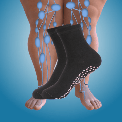 BowLift | Tourmaline Acupressure Self-Heating Fitness Socks