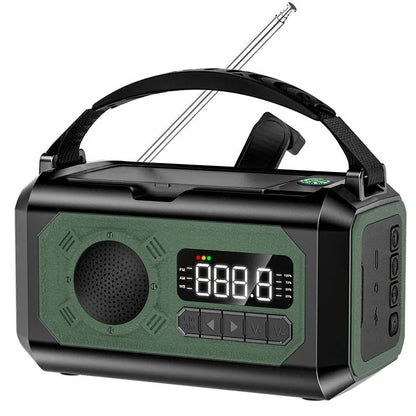StormGuard Weather Radio – 12000mAh Emergency Radio with Power Bank, Dual Solar Panel and NOAA | Kalsten